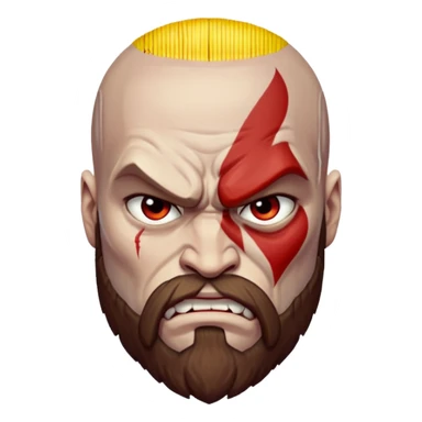 create a emoji for god of war kartos version sticker