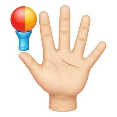 kids gamertap hand  icons 3d  sticker