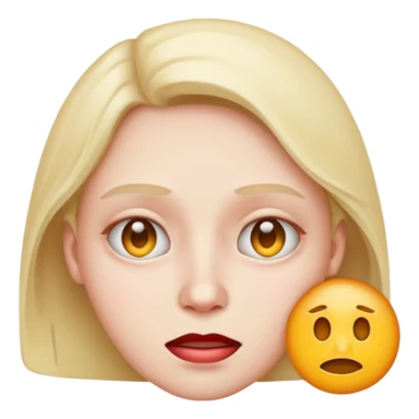 Cara de emoji drogas sticker