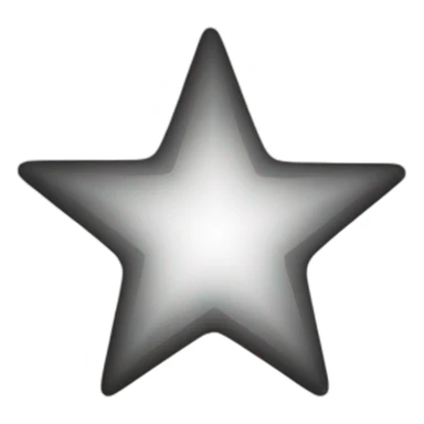 Etoile contour vide sticker