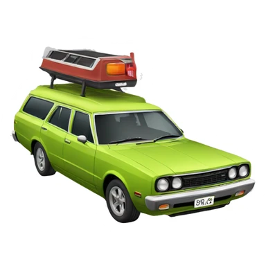 69 skyline wagon  sticker