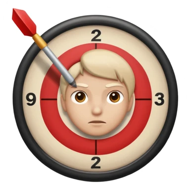 Hitting the correct target. 3 times in a row sticker