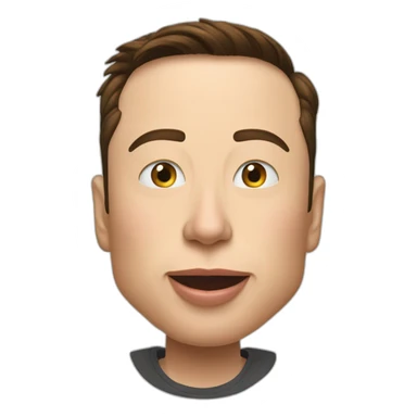 Elon musk kiss bezos  sticker