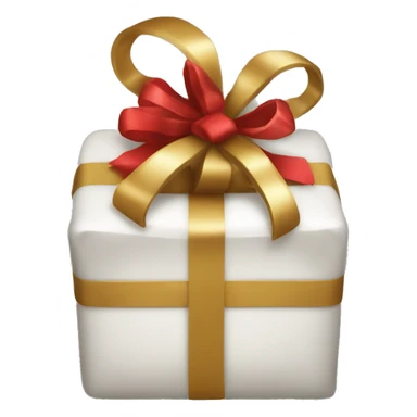 Christmas present sticker