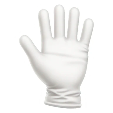 comics hand white gloves sticker