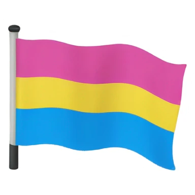 pansexual flag sticker