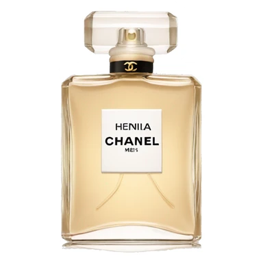 Vanilla Perfume Chanel beige sticker