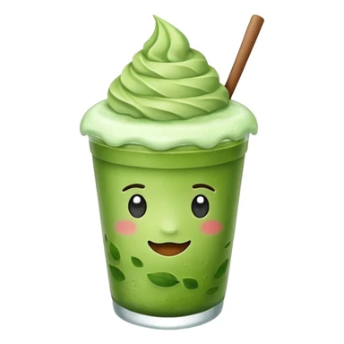 matcha ice sticker