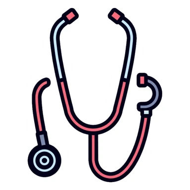 medical doctor with stethoscope sticker