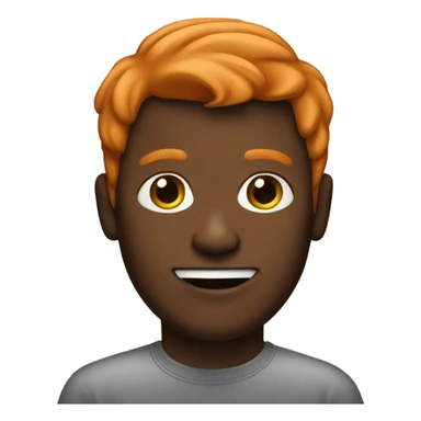 Ginger man with black woman sticker