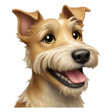 Carin Terrier smiling sticker