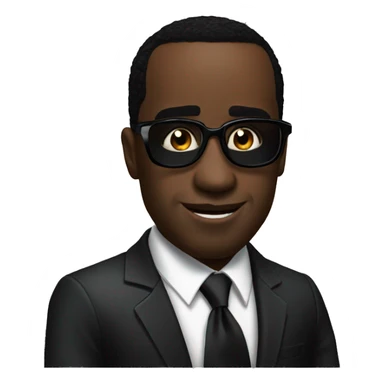 p diddy in a suit sticker