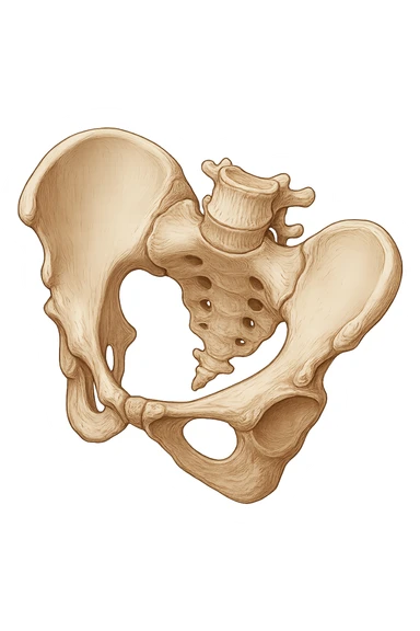 Bacino ruotato in senso orario sticker