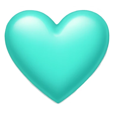 Tiffany blue heart sticker