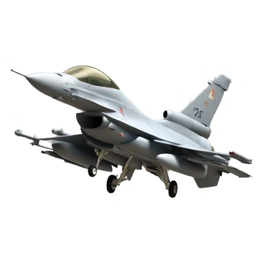 f16 jet cute sticker