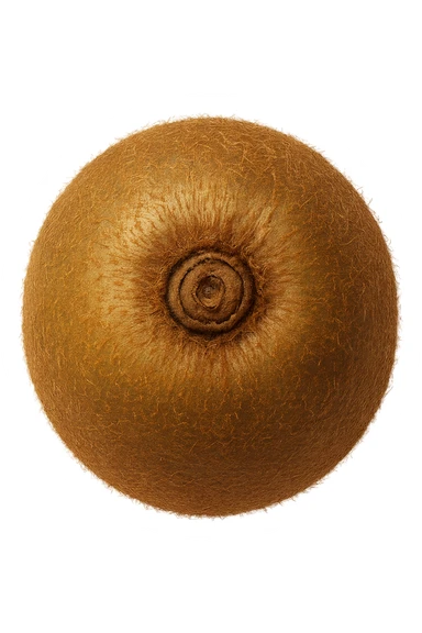 kiwi visto dall'alto, iperrealistiche 4k sticker