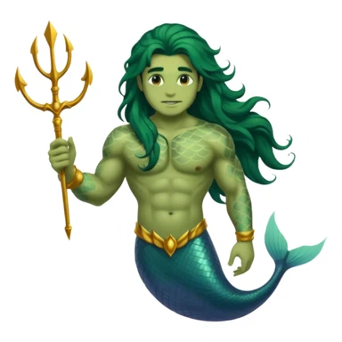 Merman sticker