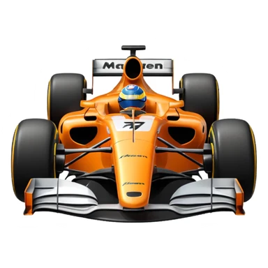A McLaren formula one car sticker