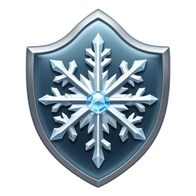 frosted shield sticker