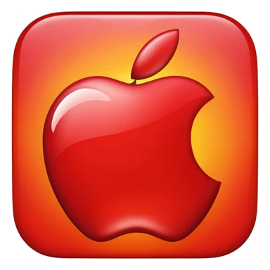 Apple logo sticker