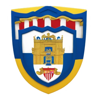 Cádiz cf escudo sticker