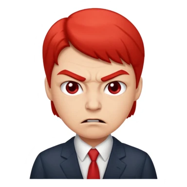 Business secretary is angry sticker