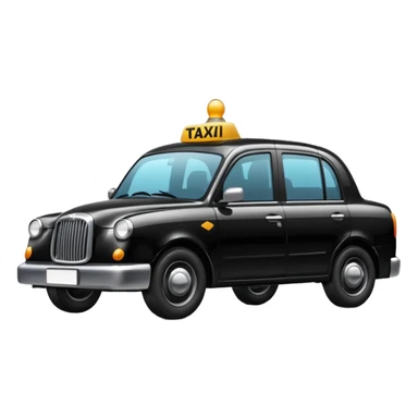 black taxi sticker