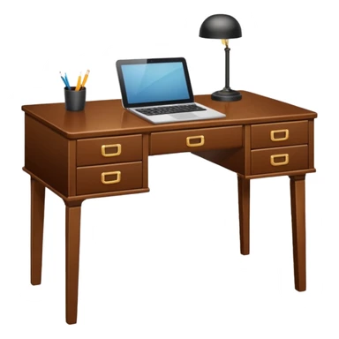Writing desk sticker
