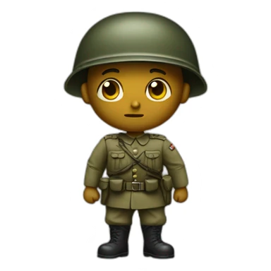 Worldwar soldier sticker