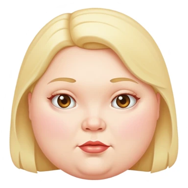 Ugly fat girl sticker