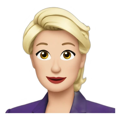 marine le pen drag queen sticker