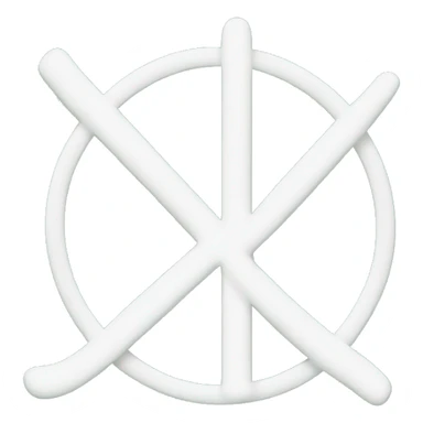 white L in circle on green background sticker