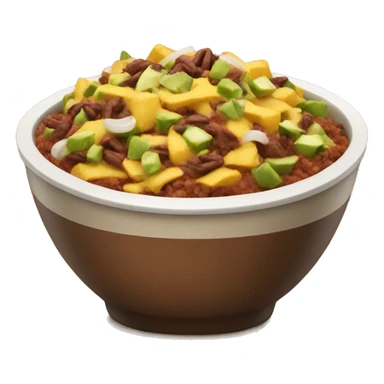 Chipotle bowl sticker