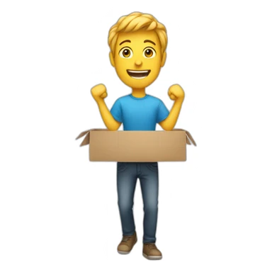 Person winning sticker