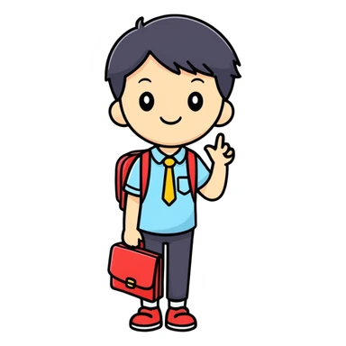 Back to school sticker