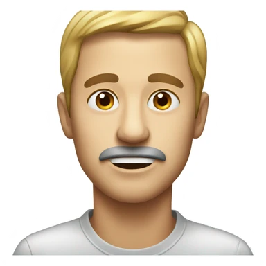 Man eat fish sticker