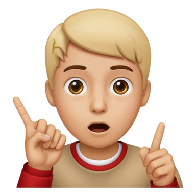 W made out with fingers emoji  sticker