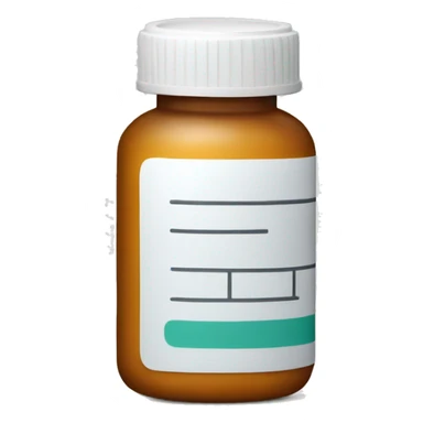 Prescription bottle sticker