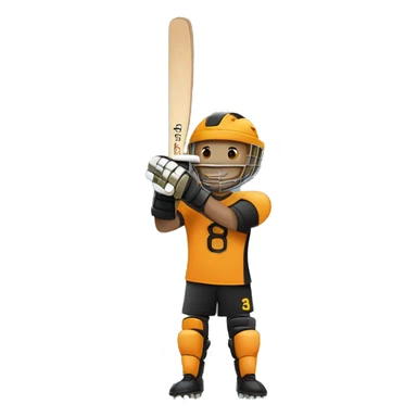 Goalkeeper with wooden sword and pencil  sticker