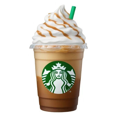 starbucks iced caramel macchiato cup  sticker
