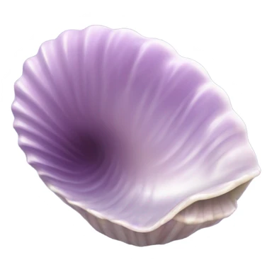 Light purple ocean shell  sticker