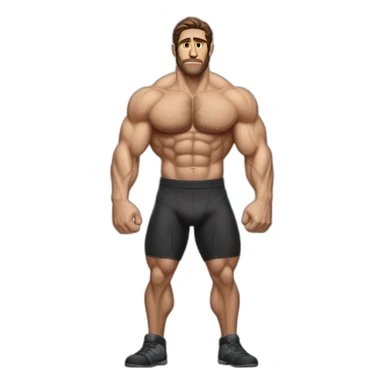 jake Gyllenhaal Bodybuilder giant sticker