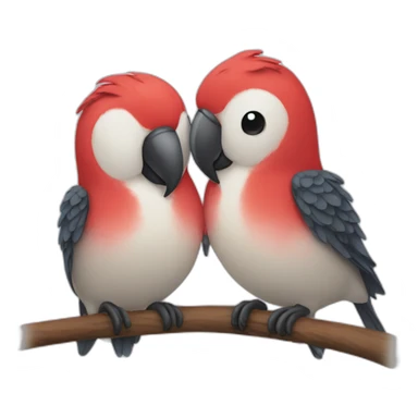 Lovebirds sticker