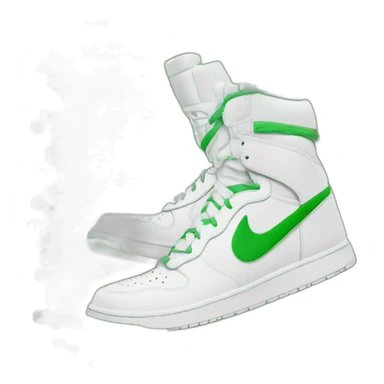 reverse nike logo shoe sticker