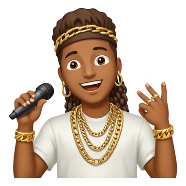 Happy Reggaeton Music Singer sticker