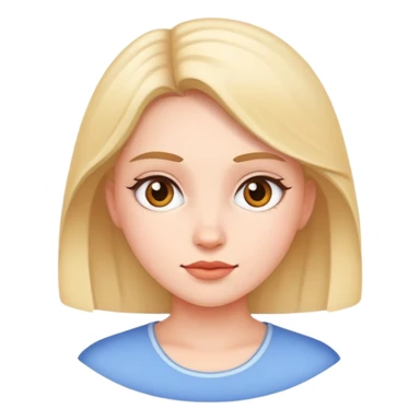 realistic portrait of girl sticker