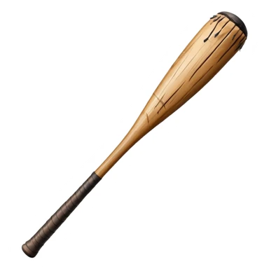 baseball bat with nails poking out from the bat from stranger things sticker