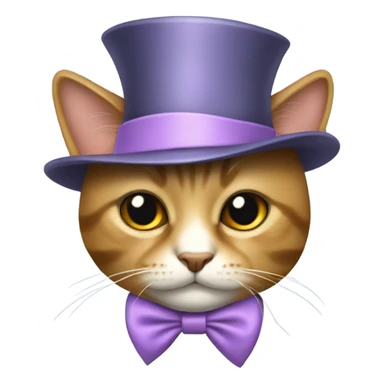 gato con traje elegante sticker