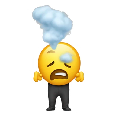 Person farting sticker