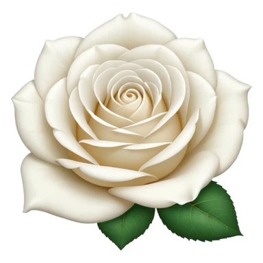 White Rose Emoji sticker